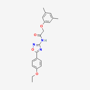 2-(3,5-dimethylphenoxy)-N-[5-(4-ethoxyphenyl)-1,2,4-oxadiazol-3-yl]acetamide