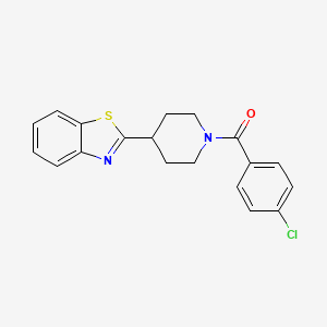 2-[1-(4-Chlorobenzoyl)piperidin-4-yl]-1,3-benzothiazole