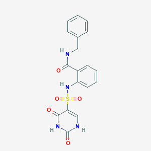 N-benzyl-2-{[(2-hydroxy-6-oxo-1,6-dihydropyrimidin-5-yl)sulfonyl]amino}benzamide