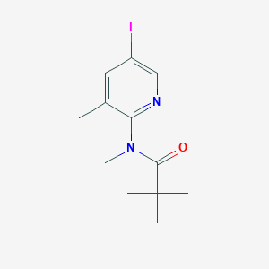 N-(5-iodo-3-methylpyridin-2-yl)-N,2,2-trimethylpropanamide