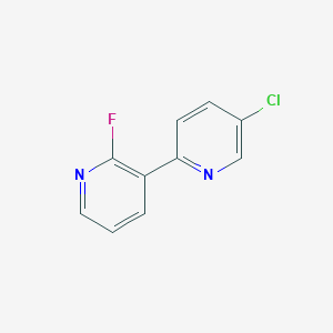 molecular formula C10H6ClFN2 B1497899 5-Chloro-2'-fluoro-2,3'-bipyridine CAS No. 942206-10-2