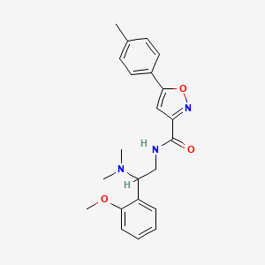 N-[2-(dimethylamino)-2-(2-methoxyphenyl)ethyl]-5-(4-methylphenyl)-1,2-oxazole-3-carboxamide