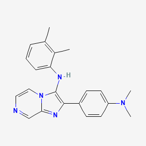 2-[4-(dimethylamino)phenyl]-N-(2,3-dimethylphenyl)imidazo[1,2-a]pyrazin-3-amine