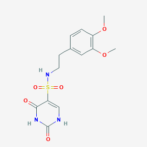 N-[2-(3,4-dimethoxyphenyl)ethyl]-2-hydroxy-6-oxo-1,6-dihydropyrimidine-5-sulfonamide