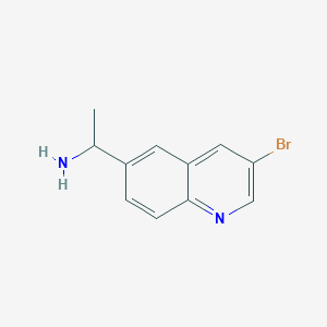 1-(3-Bromoquinolin-6-yl)ethanamine
