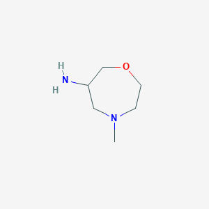 4-Methyl-1,4-oxazepan-6-amine