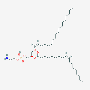 molecular formula C41H80NO7P B1497910 1-(1Z-octadecenyl)-2-(9Z-octadecenoyl)-sn-glycero-3-phosphoethanolamine CAS No. 144371-68-6