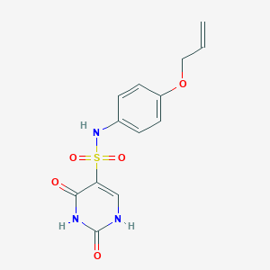 2-hydroxy-6-oxo-N-[4-(prop-2-en-1-yloxy)phenyl]-1,6-dihydropyrimidine-5-sulfonamide