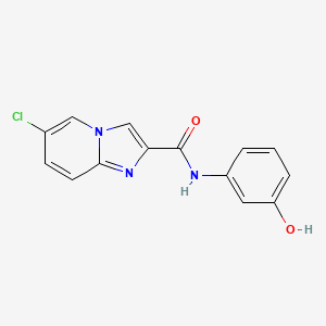 6-chloro-N-(3-hydroxyphenyl)imidazo[1,2-a]pyridine-2-carboxamide