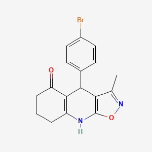 4-(4-Bromophenyl)-3-methyl-4,6,7,8-tetrahydro[1,2]oxazolo[5,4-b]quinolin-5-ol