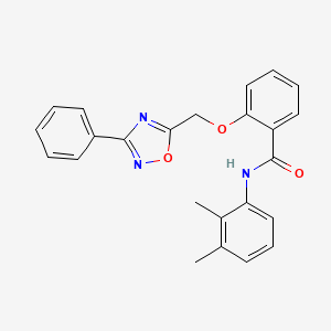 N-(2,3-dimethylphenyl)-2-[(3-phenyl-1,2,4-oxadiazol-5-yl)methoxy]benzamide