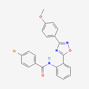 4-bromo-N-{2-[3-(4-methoxyphenyl)-1,2,4-oxadiazol-5-yl]phenyl}benzamide