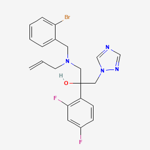 1-{[(2-Bromophenyl)methyl](prop-2-en-1-yl)amino}-2-(2,4-difluorophenyl)-3-(1H-1,2,4-triazol-1-yl)propan-2-ol