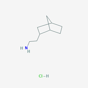 molecular formula C9H18ClN B1497967 2-Bicyclo[2.2.1]hept-2-YL-ethylamine hydrochloride CAS No. 90949-05-6