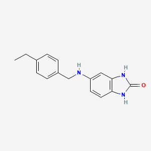 5-[(4-ethylbenzyl)amino]-1,3-dihydro-2H-benzimidazol-2-one