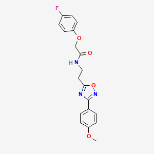 2-(4-fluorophenoxy)-N-{2-[3-(4-methoxyphenyl)-1,2,4-oxadiazol-5-yl]ethyl}acetamide