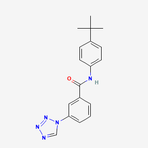 N-(4-tert-butylphenyl)-3-(1H-tetrazol-1-yl)benzamide