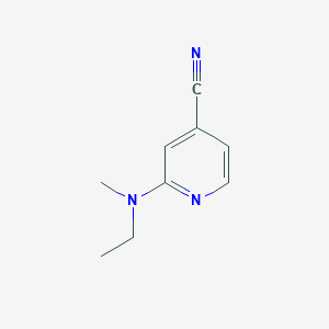 molecular formula C9H11N3 B1498006 2-(Ethyl(methyl)amino)isonicotinonitrile CAS No. 1094778-15-0