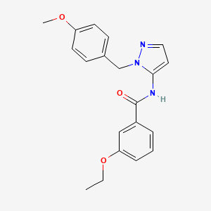 3-ethoxy-N-[1-(4-methoxybenzyl)-1H-pyrazol-5-yl]benzamide