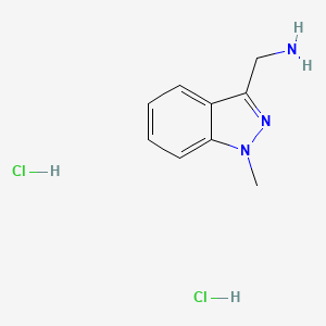 molecular formula C9H13Cl2N3 B1498010 (1-Methyl-1H-indazol-3-yl)methylamine dihydrochloride CAS No. 1093860-45-7