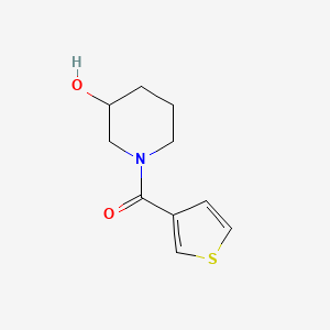 molecular formula C10H13NO2S B1498015 (3-Hydroxy-piperidin-1-yl)-thiophen-3-yl-methanone CAS No. 916791-29-2