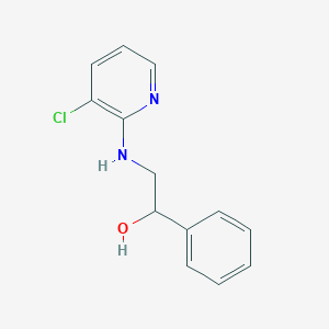 molecular formula C13H13ClN2O B1498016 2-(3-Chloropyridin-2-ylamino)-1-phenylethanol 