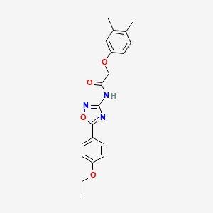 2-(3,4-dimethylphenoxy)-N-[5-(4-ethoxyphenyl)-1,2,4-oxadiazol-3-yl]acetamide