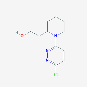 molecular formula C11H16ClN3O B1498024 2-[1-(6-Chloropyridazin-3-YL)piperidin-2-YL]ethanol CAS No. 1094450-19-7