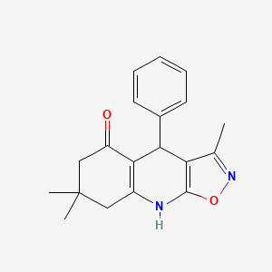 3,7,7-Trimethyl-4-phenyl-4,6,7,8-tetrahydro[1,2]oxazolo[5,4-b]quinolin-5-ol