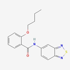 N-(2,1,3-benzothiadiazol-5-yl)-2-butoxybenzamide