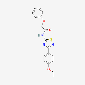 N-[3-(4-ethoxyphenyl)-1,2,4-thiadiazol-5-yl]-2-phenoxyacetamide