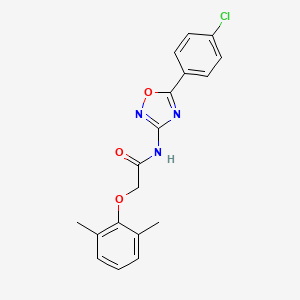 N-[5-(4-chlorophenyl)-1,2,4-oxadiazol-3-yl]-2-(2,6-dimethylphenoxy)acetamide