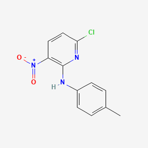molecular formula C12H10ClN3O2 B1498038 6-chloro-2-N-(4-methylphenyl)amino-3-nitropyridine 