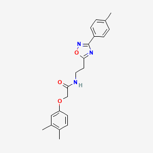 2-(3,4-dimethylphenoxy)-N-{2-[3-(4-methylphenyl)-1,2,4-oxadiazol-5-yl]ethyl}acetamide