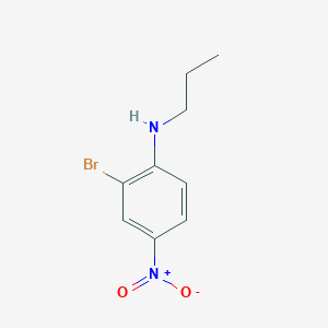 2-Bromo-4-nitro-N-propylaniline