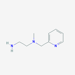 molecular formula C9H15N3 B1498047 N1-Methyl-N1-(pyridin-2-ylmethyl)ethane-1,2-diamine CAS No. 766545-06-6