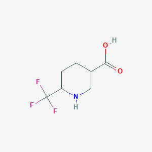 molecular formula C7H10F3NO2 B1498053 6-(Trifluoromethyl)piperidine-3-carboxylic acid CAS No. 1155103-14-2