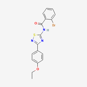 2-bromo-N-[3-(4-ethoxyphenyl)-1,2,4-thiadiazol-5-yl]benzamide