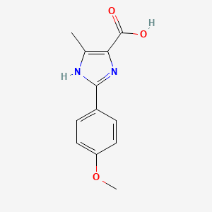 molecular formula C12H12N2O3 B1498068 2-(4-methoxyphenyl)-5-methyl-1H-imidazole-4-carboxylic acid CAS No. 933694-27-0