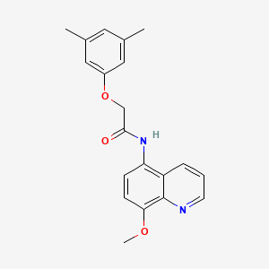 2-(3,5-dimethylphenoxy)-N-(8-methoxyquinolin-5-yl)acetamide