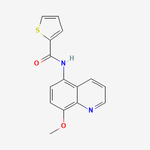 N-(8-methoxyquinolin-5-yl)thiophene-2-carboxamide