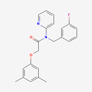 2-(3,5-dimethylphenoxy)-N-(3-fluorobenzyl)-N-(pyridin-2-yl)acetamide