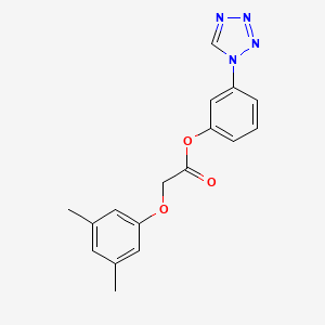 3-(1H-tetrazol-1-yl)phenyl (3,5-dimethylphenoxy)acetate