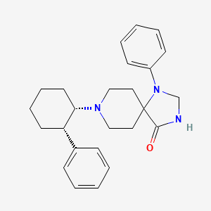 molecular formula C25H31N3O B1498091 cis-1-Phenyl-8-(2-phenyl-cyclohexyl)-1,3,8-triaza-spiro[4.5]decan-4-one 