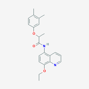 2-(3,4-dimethylphenoxy)-N-(8-ethoxyquinolin-5-yl)propanamide