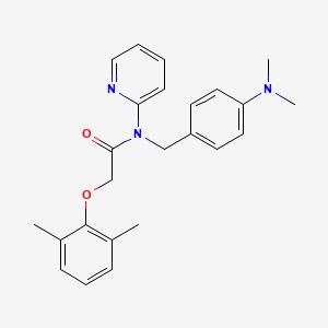 N-[4-(dimethylamino)benzyl]-2-(2,6-dimethylphenoxy)-N-(pyridin-2-yl)acetamide