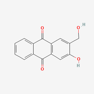 molecular formula C15H10O4 B1498101 2-Hydroxy-3-(hydroxymethyl)anthraquinone CAS No. 68243-30-1