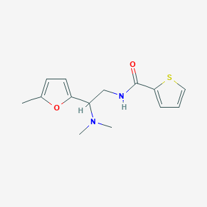 N-[2-(dimethylamino)-2-(5-methylfuran-2-yl)ethyl]thiophene-2-carboxamide