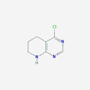 molecular formula C7H8ClN3 B1498115 4-Chloro-5,6,7,8-tetrahydropyrido[2,3-d]pyrimidine CAS No. 3771-95-7