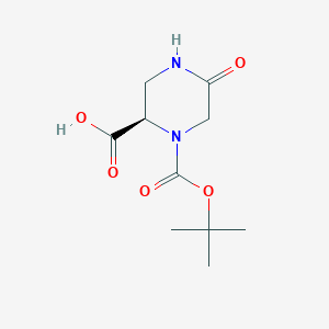 (R)-1-(tert-Butoxycarbonyl)-5-oxopiperazine-2-carboxylic acid